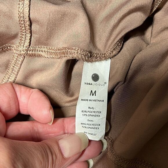 NWOT Yogalicious Womens Ultra Soft Full Zip Yoga Jacket Auburn Night Sz M - Picture 7 of 8